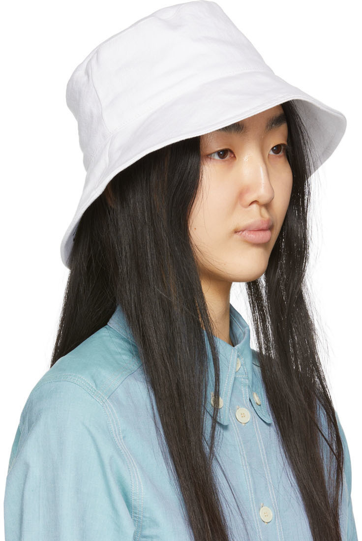 Isabel Marant White Denim Loiena Bucket Hat Isabel Marant display picture 1