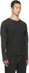 Homme Plissé Issey Miyake Color Pleats Spot Long Sleeve T-Shirt