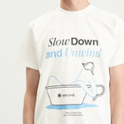 Snow Peak Men's Relaxation T-Shirt in Off White