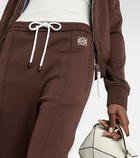Loewe High-rise straight track pants