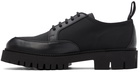 Moschino Black Logo Derbys