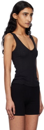 Cou Cou Black 'The Scoop' Tank Top