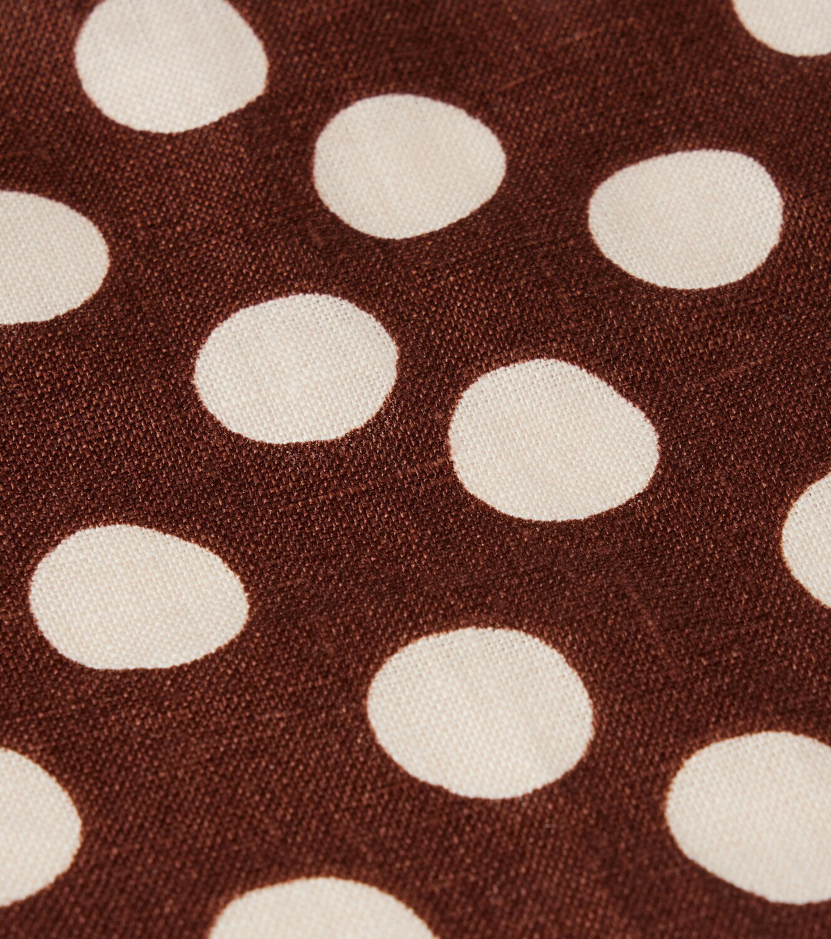 Faithfull Simona polka-dot linen head scarf