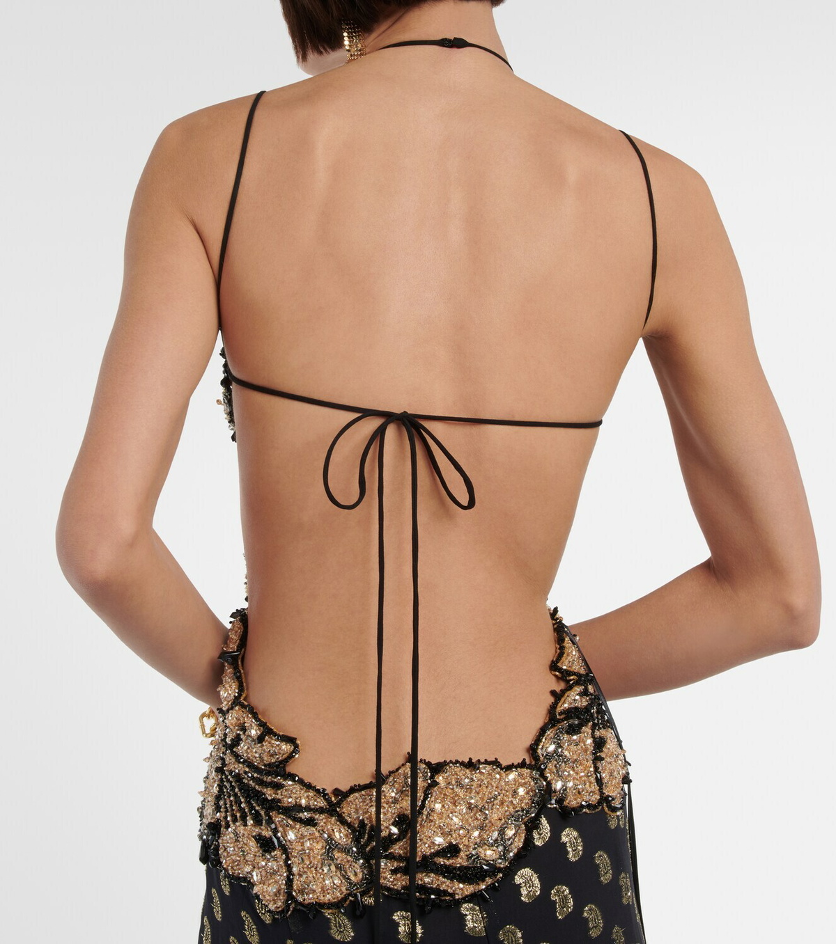 Etro Embellished silk chiffon gown Etro