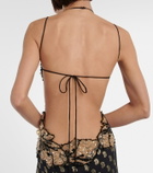 Etro Embellished silk chiffon gown