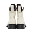 Julius Off-White Combat Boots