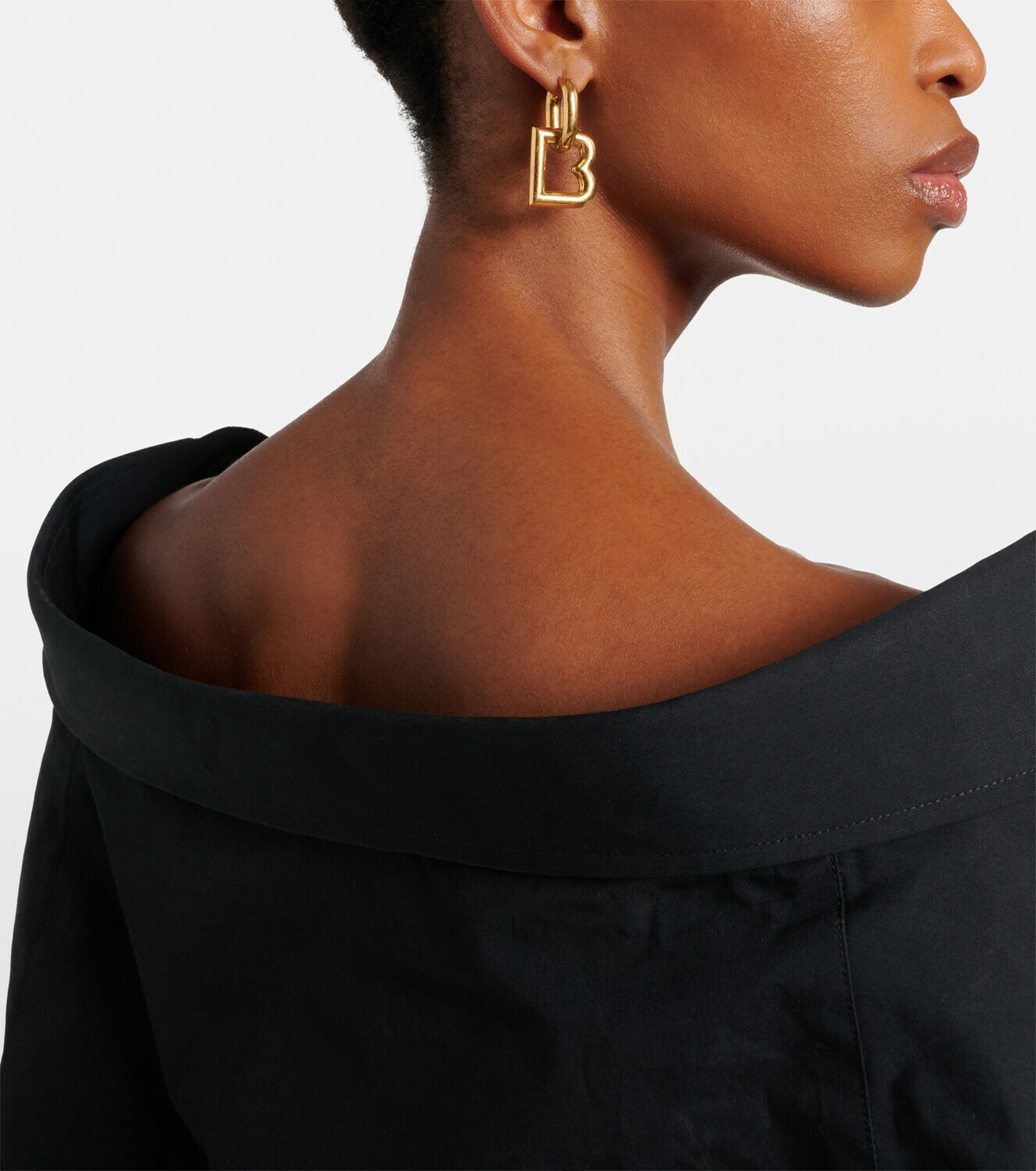 Balenciaga Eisa B hoop earrings