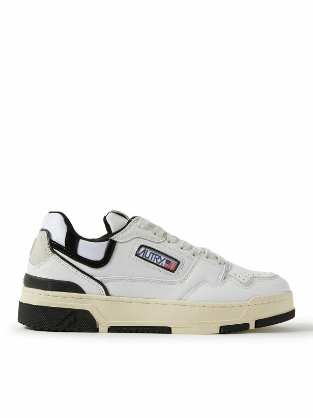 Photo: Autry - Suede and Mesh-Trimmed Leather Sneakers - White