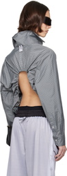 Prototypes Gray Open Back Shirt