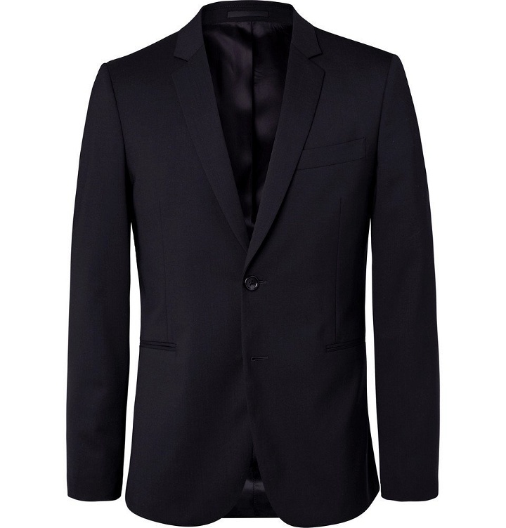 Photo: PS by Paul Smith - Navy Slim-Fit Unstructured Stretch-Wool Blazer - Men - Navy