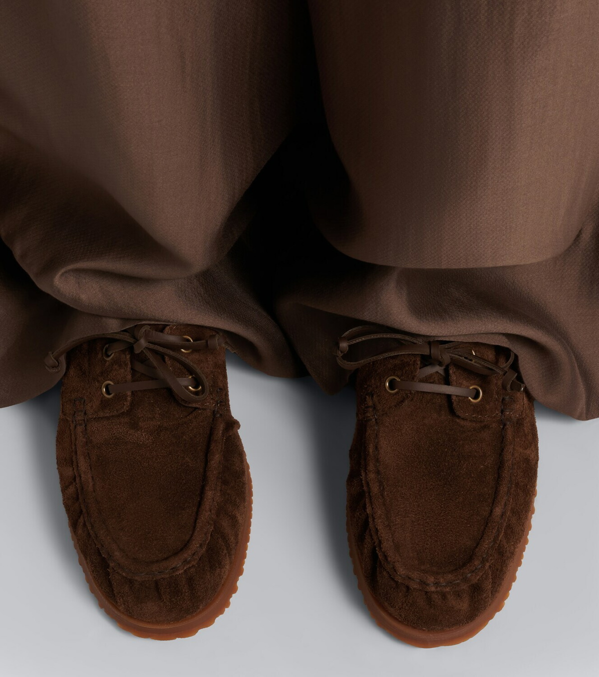 Hogan Suede boat shoes