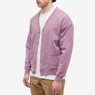 Battenwear Men's Neighbor Cardigan in Lavender