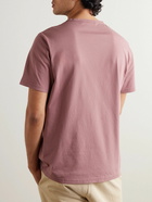 Mr P. - Garment-Dyed Cotton-Jersey T-Shirt - Purple