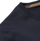 Burberry - Cotton-Jersey T-Shirt - Men - Navy