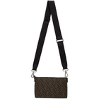 Fendi Black and Brown Forever Fendi Camera Bag