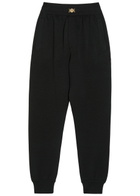 Versace Cotton and Cashmere-blend Trousers Black