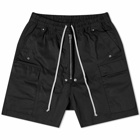 Rick Owens DRKSHDW Men's Cargo Bela Shorts in Black