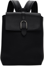 Ralph Lauren Purple Label Black Leather Backpack