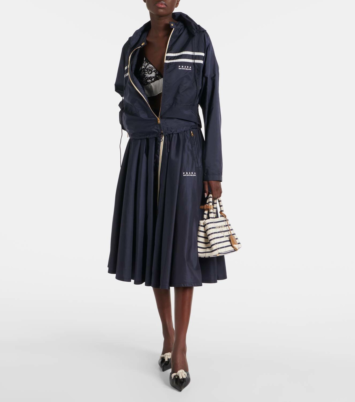 Prada Re-Nylon midi skirt Prada