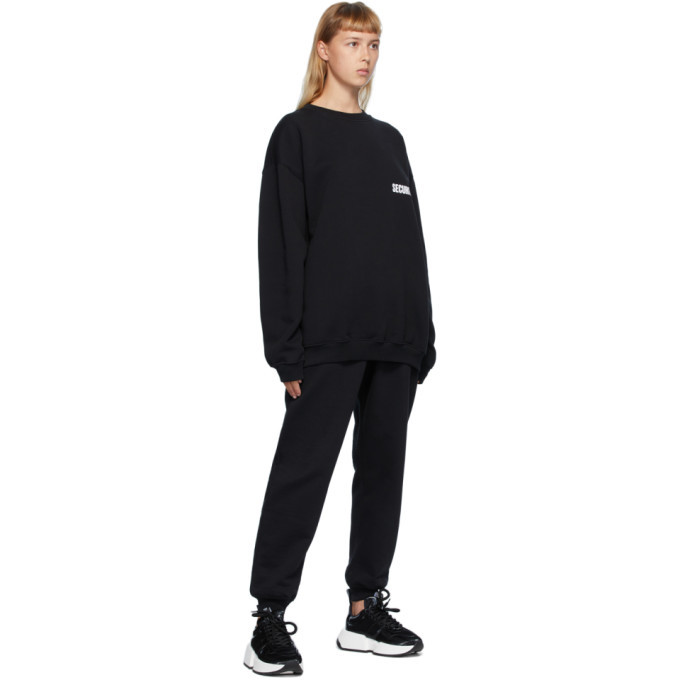 VETEMENTS Black Security Sweatshirt