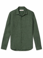 Orlebar Brown - Giles Linen Shirt - Green