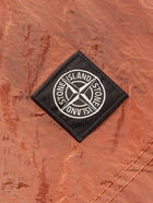 Stone Island - Mid-Length Logo-Appliquéd ECONYL Swim Shorts - Orange