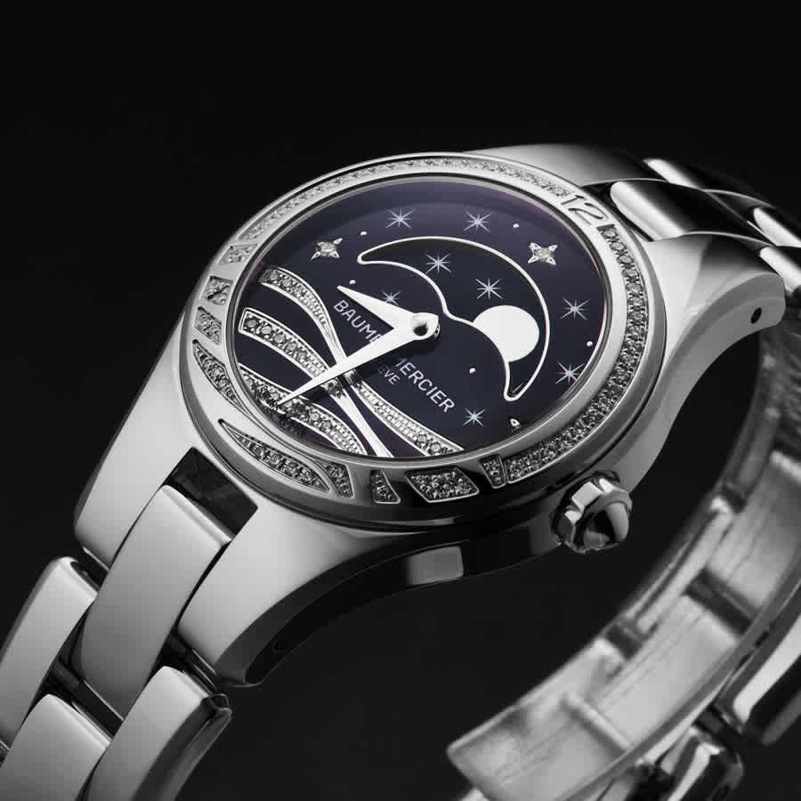 Baume et Mercier Linea NightBlue Mother of Pearl Dial Ladies Watch 10119