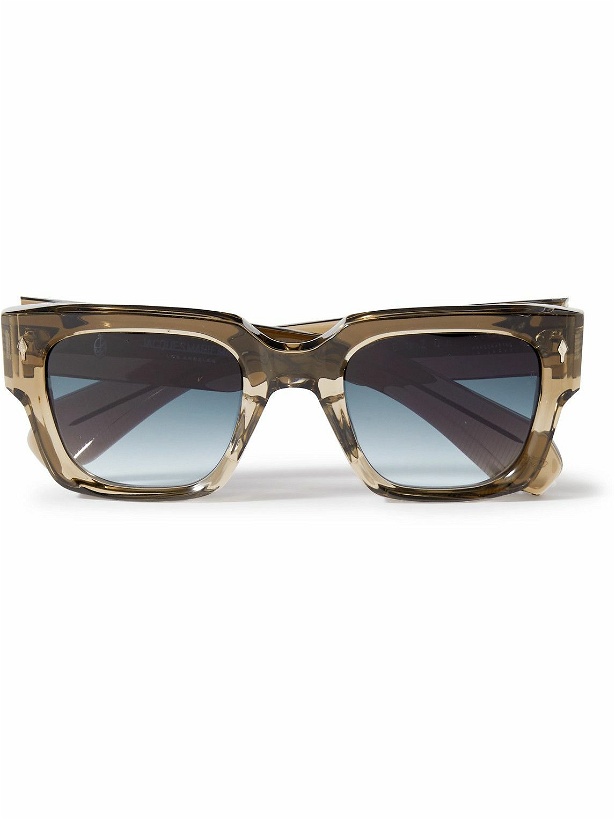 Photo: Jacques Marie Mage - Enzo Square-Frame Gold-Tone and Acetate Sunglasses