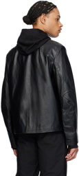 POST ARCHIVE FACTION (PAF) Black 6.0 Right Leather Jacket