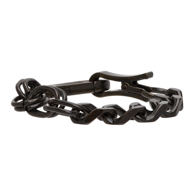 Photo: Heron Preston Black Chain Link Bracelet