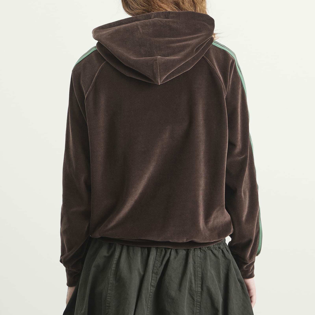 Needles Women's Track Hoodie in Brown