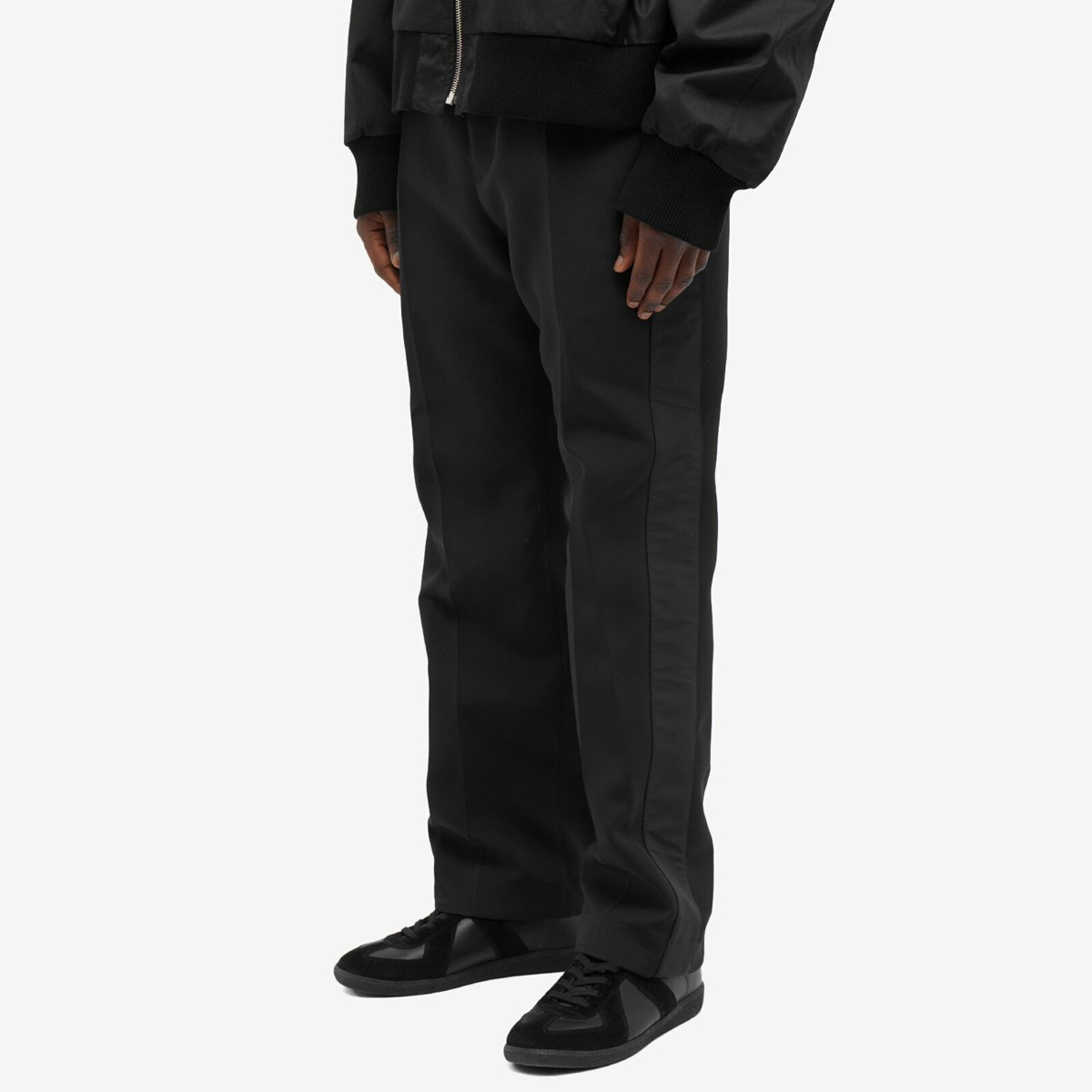 Sacai Men's Technical Jersey Pants in Black Sacai