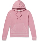 OFFICINE GÉNÉRALE - Olivier Garment-Dyed Loopback Cotton-Jersey Hoodie - Pink