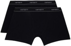 Carhartt Work In Progress Two-Pack Black Cotton Boxers