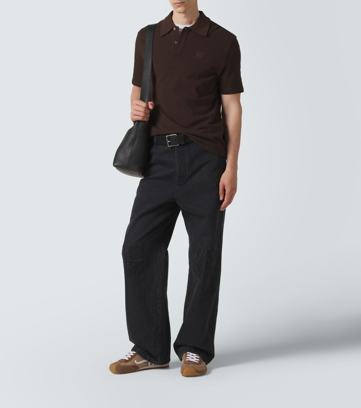 Loewe Ballet Runner 2.0 suede-trimmed sneakers
