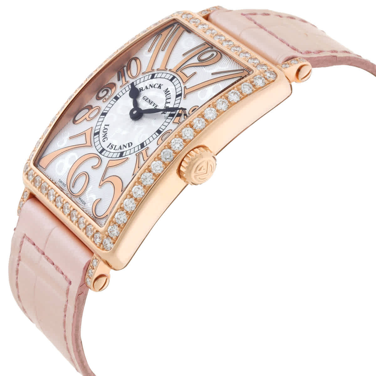 Franck Muller Long Island Quartz Diamond Silver Dial Ladies Watch 952 QZ D 1R REL HO 5N