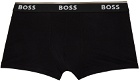 Boss Three-Pack Multicolor Stretch Boxers