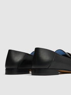 VERSACE Leather Logo Loafers