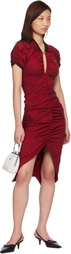 Vivienne Westwood Red Pulling Midi Dress