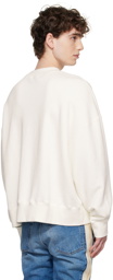 Palm Angels Off-White Bear Sweatshirt