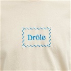 Drole de Monsieur Men's Drôle de Monsieur Braided Logo T-Shirt in Taupe