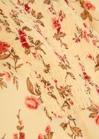 Reformation Gloria Floral-print Chiffon Midi Dress Yellow