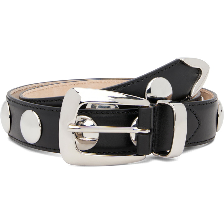 Photo: KHAITE Black Studs Benny Belt