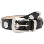 KHAITE Black Studs Benny Belt