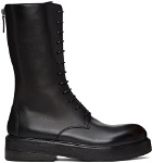 Marsèll Black Zuccolona Lace-Up Boots