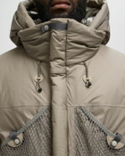 Goldwin 0 WINDSTOPPER Padded Composite Parka Beige Mens Down & Puffer Jacket