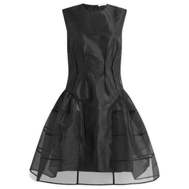 Photo: Cecilie Bahnsen Women's Claudie Dress in Liquid Myrtia in Black