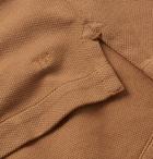 TOM FORD - Garment-Dyed Cotton-Piqué Polo Shirt - Men - Tan