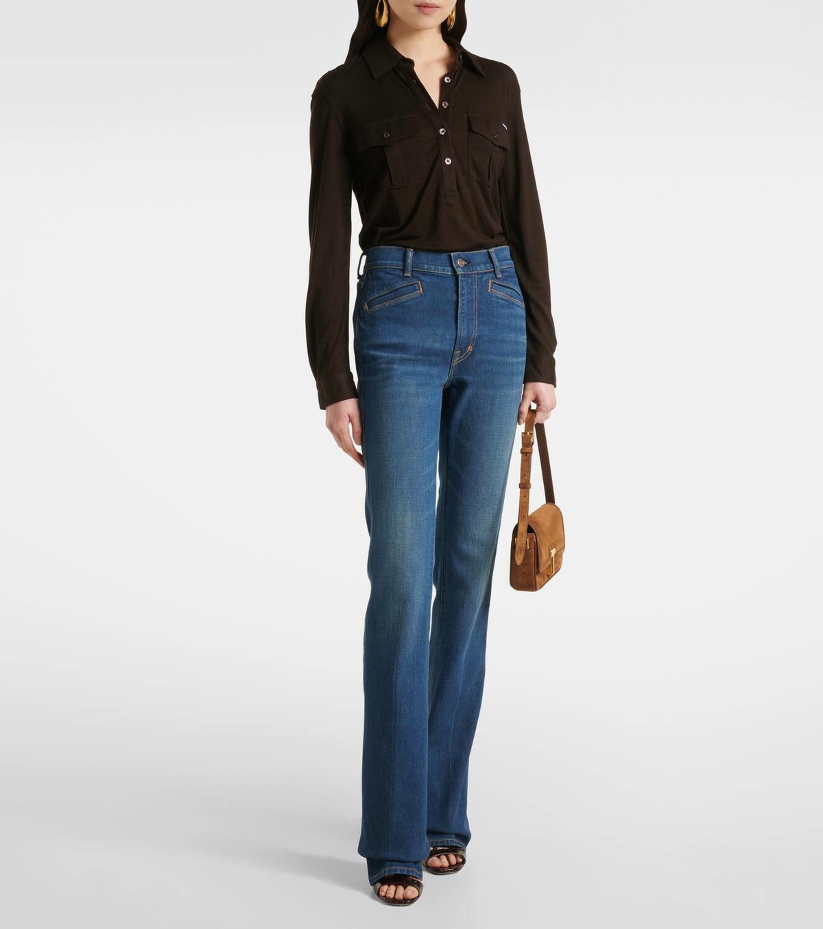 Tom Ford High-rise flared jeans