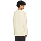 Yohji Yamamoto Off-White Yohji Sweater